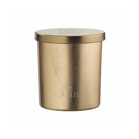 CANDELA MEDIA FOGLIA ORO LIMONE H8X7.5